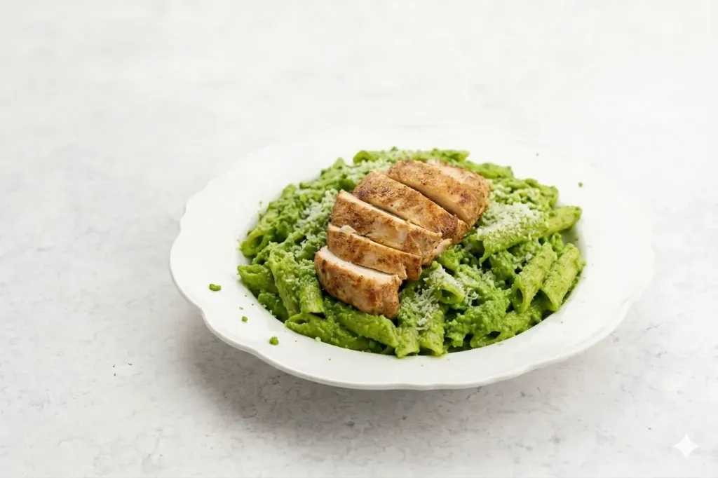Green Peas Pasta with Chicken