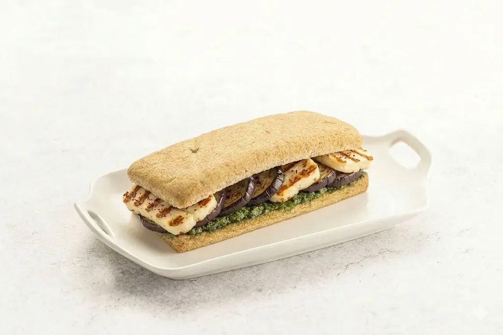 Grilled Halloumi Ciabatta (H)